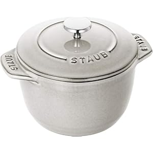 staub La Cocotte de GOHAN Campagne S 40501-423 Rice Pot, 1 Piece, Cast Iron Pot, Rice Cooker, with Serial Number Included