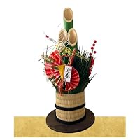 Amazon.co.jp: NEKOMI 【造花ミニ門松シリーズ】華やかな扇 和風迎春