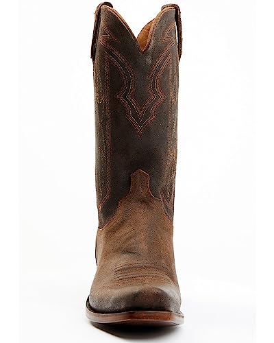 Lucchese Men's Brazos Western Boot Brown 10.5 D4
