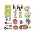 Step2 Modern Metro Kids Kitchen Playset, Indoor/Outdoor Kitchenette, Interactive Play with Lights and Sounds, Made of Durable Plastic, Includes 33 Piece Toy Accessories, For Toddlers 2+ Years Old
