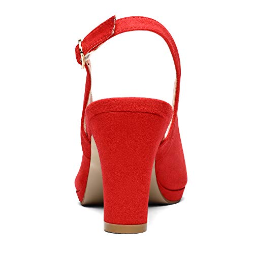 Review de Stilettos rojos piel Top diez. 18 Imagen adicional