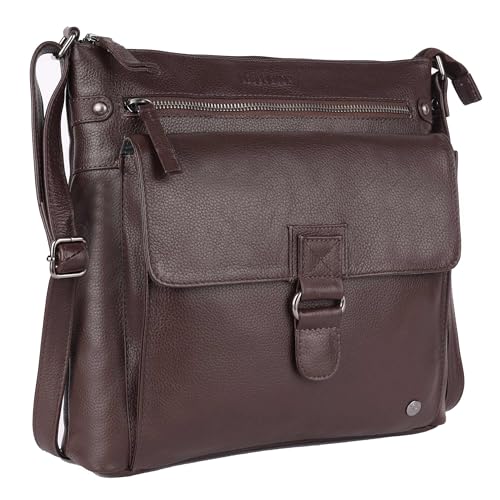 LEDERBUCK Shirley Large Leather Crossbody