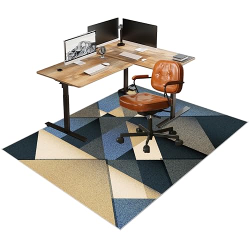 Mat de chaise de bureau pour plancher bois franc 130x170cm FANDIAO