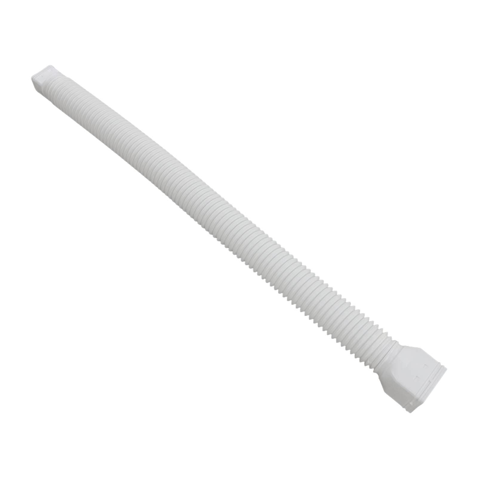 Rallonge de Tuyau de Descente Flexible, 50,8 Cm à 149,9 Cm, Extensions Universelles de Tuyau de Descente, Connecteur de Drainage de Gouttière Rétractable, Installation Facile. (Blanc)