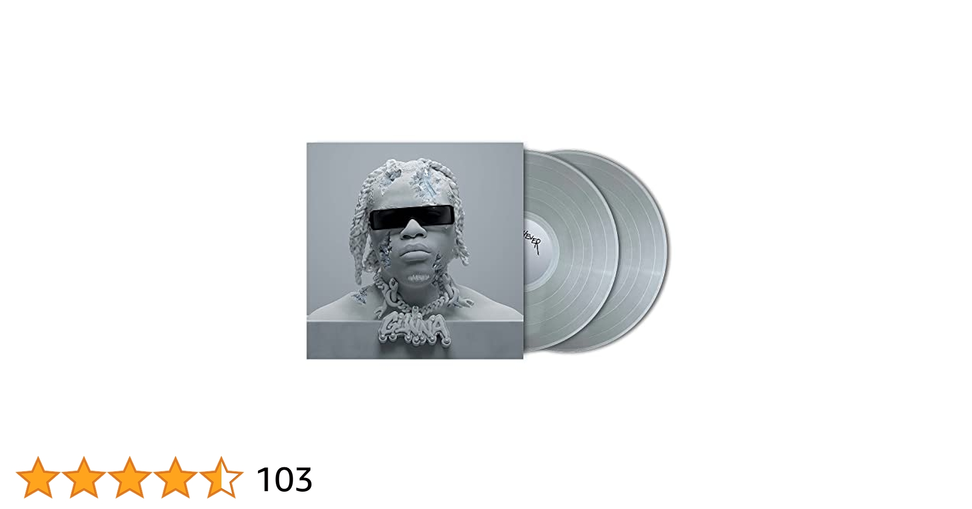激レアGUNNA DS4EVER 1000枚限定　2LP Blue vinyl Gunna DS4EVER Vinyl - Icy Blue - Ltd to 1000