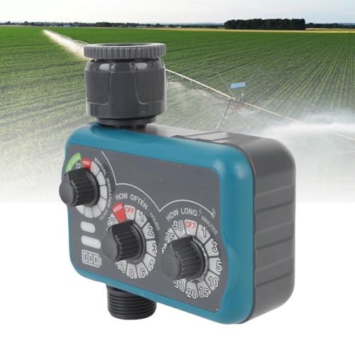 Minuterie d'eau à 3 cadrans AUNMAS pour irrigation de jardin en ABS