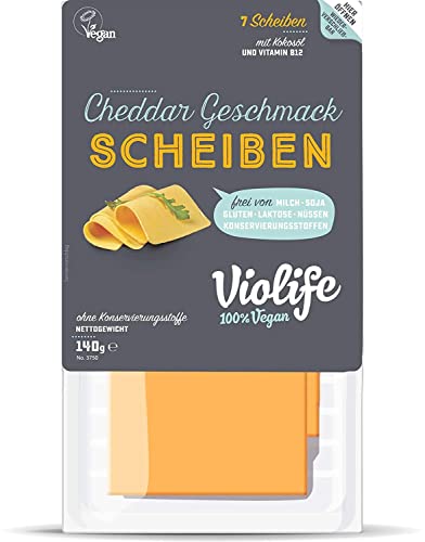 Violife Vegan Cheddar Flavour Slices Cheese 140g