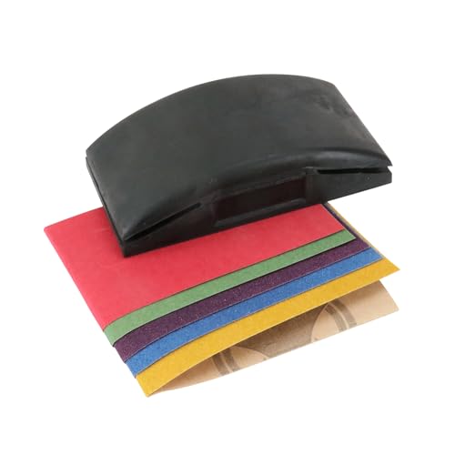 SK11(エスケー11) 研磨ブロック 68mm巾 カラーペーパー5枚付 SB-1 木材等の研磨・研削