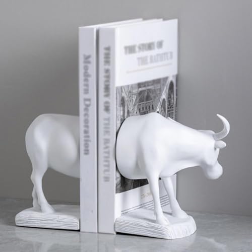 Sujetalibros decorativos de resina dorada con diseño animal premium 8