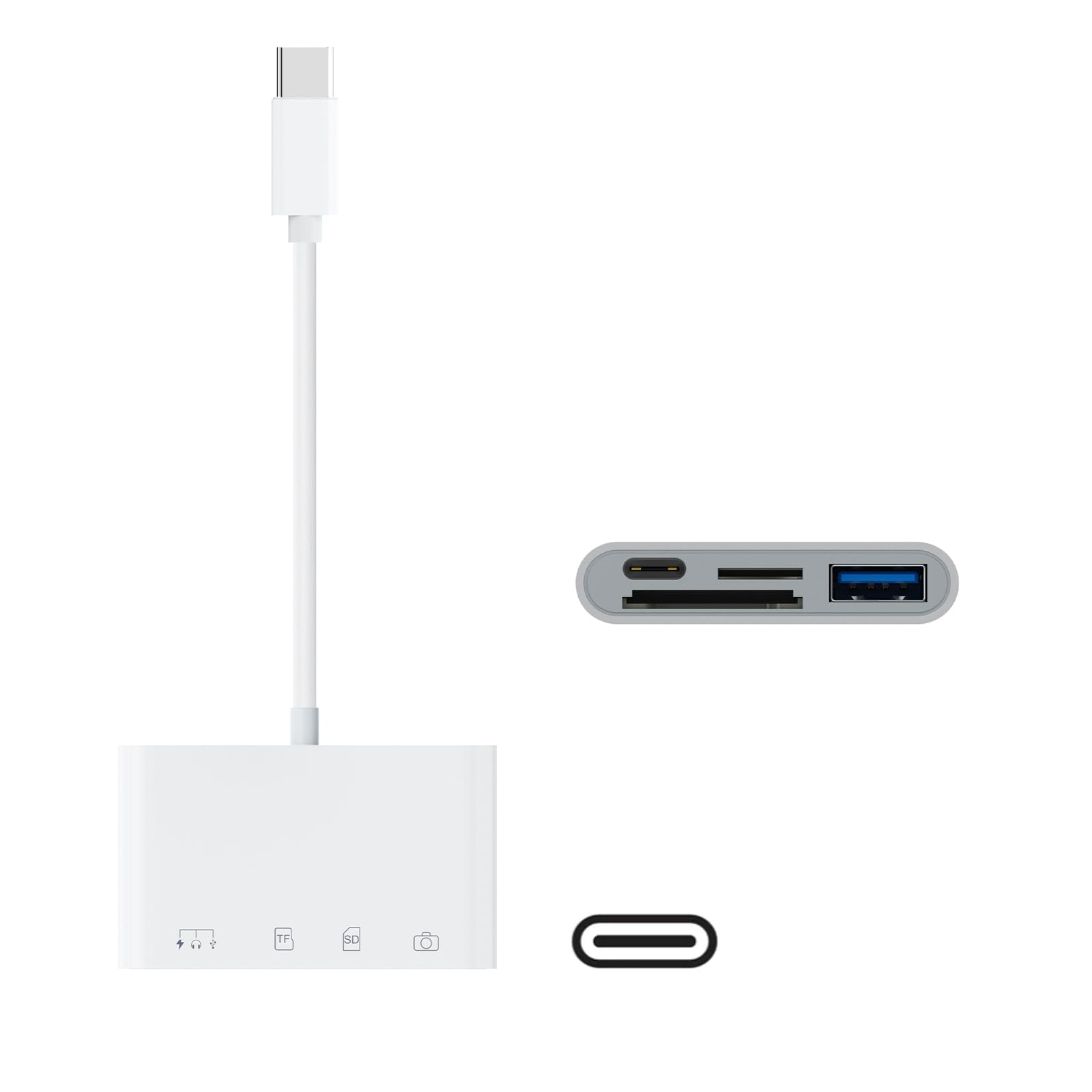 Amazon.co.jp: 【2025新登場】Type-c カードリーダー 4in1 カメラ