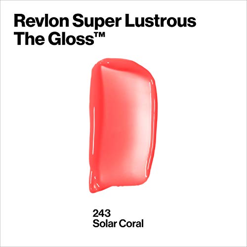 Image of Revlon Super Lustrous Lipgloss Glossy Finish, Solar Coral, 0.13 Fl Oz by Revlon