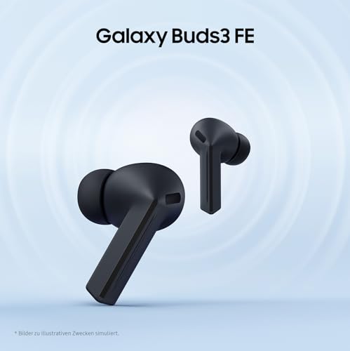 Samsung Galaxy Buds3 FE, Kabellose In-Ear-Kopfhörer, Ausgewogener Klang, 360 Audio, Aktive Geräuschunterdrückung & Clear Call, AI Kopfhörer mit Gemini, Black