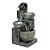 5-Tiered Cascading Rock, 22" High Outdoor Garden Waterfall with LED Lights and Pump, Resin Water Fountain for Garden, Patio, Yard, Deck Decor (23.6" High 4-Tiers)