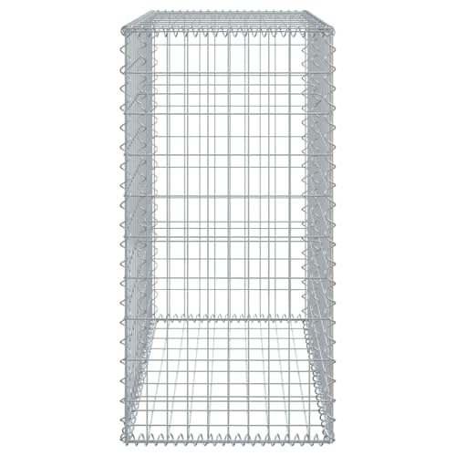 Gavión de hierro galvanizado de 100x50x100 cm para muros de jardín 4