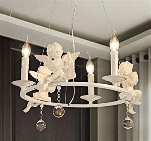 Zfwlkj kronleuchter Kronleuchter Persönlichkeit Wohnzimmer Lampe Esszimmer Lampe Kinderzimmer Lampe Schlafzimmer Kronleuchter (Body Color : 3 Heads) Cover