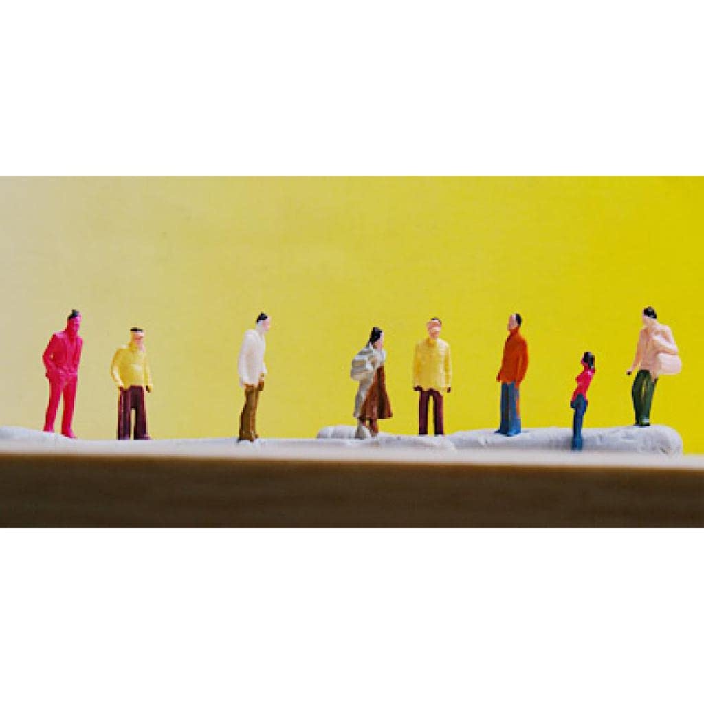 Fashion My Day® 100pcs Painted Model Train People Figures Scale TT (1 to 100) | Toys & Hobbies | Model Railroads & Trains | HO Scale | Parts & Accessories | Figures & People-image-10
