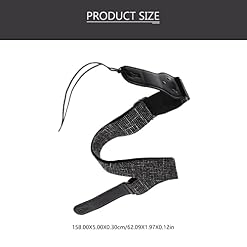 SUPVOX 1 ensemble de sangle de guitare large remplacement de basse de guitare ajusté - Les Beatles, Paul McCartney, John Lennon, RIngo Starr, George Harrison SUPVOX 1 ensemble de sangle de guitare large remplacement de basse de guitare ajusté – Image 6