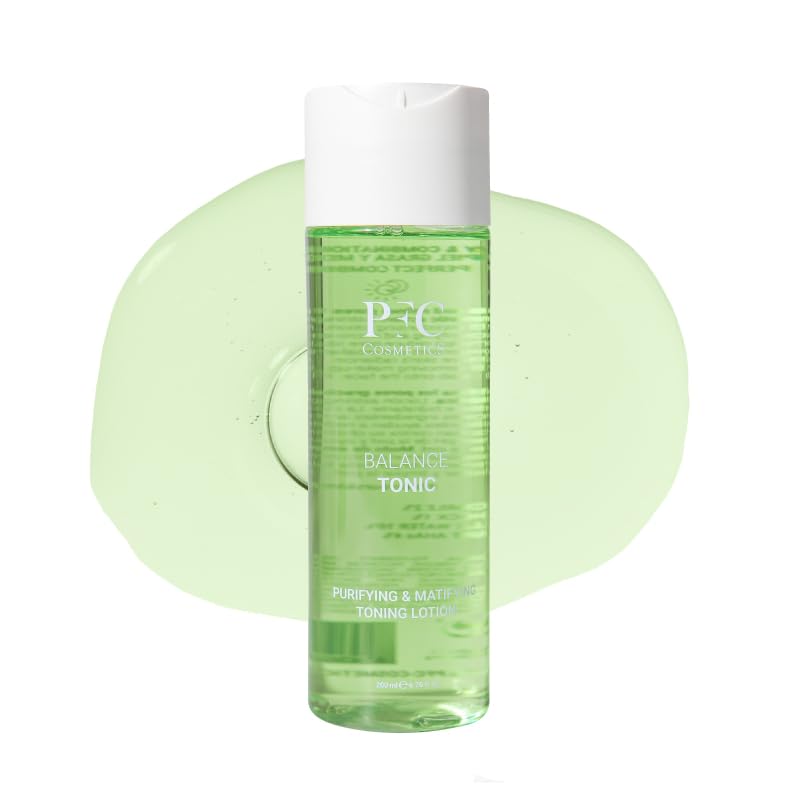 PFC Cosmetics - Exfoliante Facial - Tonico Facial - Micro Exfoliante Efecto Detox - Tónico Facial Sensacion Refrescante - Limpieza Facial Mujer Accion Equilibrante - 200 ml