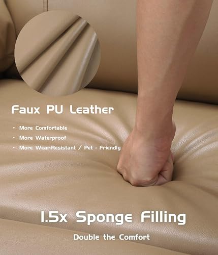 Image of GarveeHome Oversized Wide Power Lift Recliner Chair - Heat and Massage, Faux PU Leather, Adjustable Back and Legs, Electric Lift Chair Designed for The Elderly and People with Mobility impaired