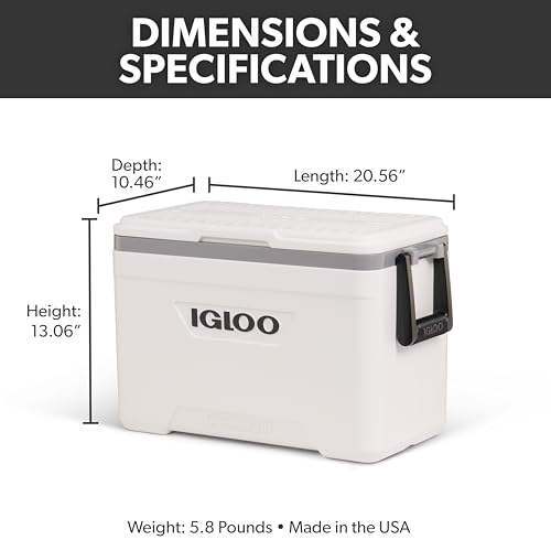 Igloo Marine Ultra 25 Glacière, 23 Litre, Blanc