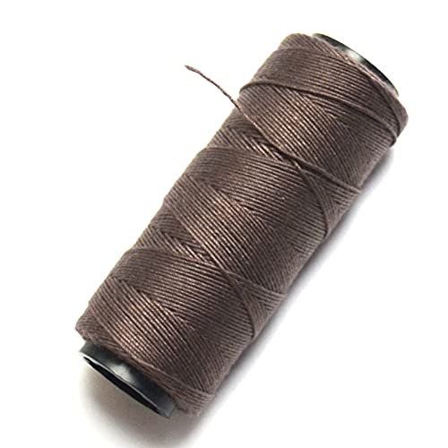 3 rollos de hilo marrón para tejer, 65 yards c/u miniatura 4