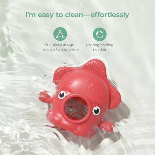 Image of Momcozy Teething Toys, Food Grade Silicone Baby Teether，Teething Mitten for Babies 0-6 Months，Teethers for Babies 6-12 Months，Anti Drop Wrist Teether with Multiple Chew Points，Baby Shower Gifts, Red