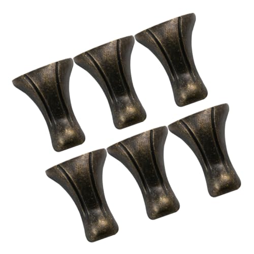 LOORGVEL 6個 古色 錫合製 ボックス脚 虎脚デザイン ジュエリーケース コーナーガード 木箱用 収納箱 宝箱 工具箱対応