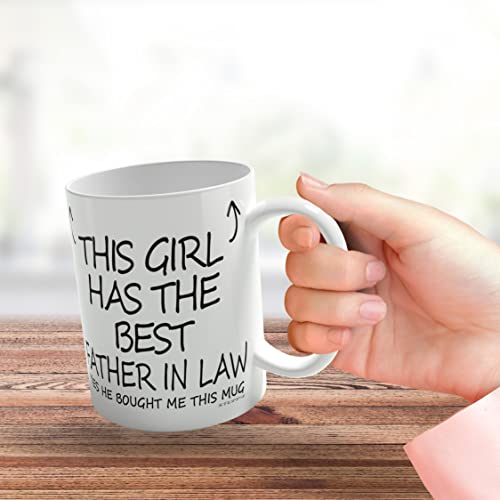 Best Father-in-Law Mug - 11oz Ceramic Gift for Daughters - Image 3