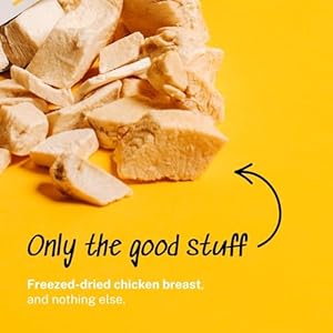 Premium Chicken Meal Mix-Ins, 2.5 oz - Flavor Dog Food Topper for Dry Food - Add Ins, Meal Toppers, Treat Mix - Freeze-Dried for Maximum Flavor - All-Natural & Free of Preservatives Premium Chicken Meal Mix Ins 25 oz Flavor Dog Food Topper for Dry Food Add Ins Meal Toppers Treat Mix Freeze Dried for Maximum Flavor All Natural Free of Preservatives