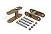 Daystar, Jeep YJ Wrangler ?" Rear Lift NonGreasable Shackle, fits 1987 to 1996 2/4WD, KJ60011, Made in America