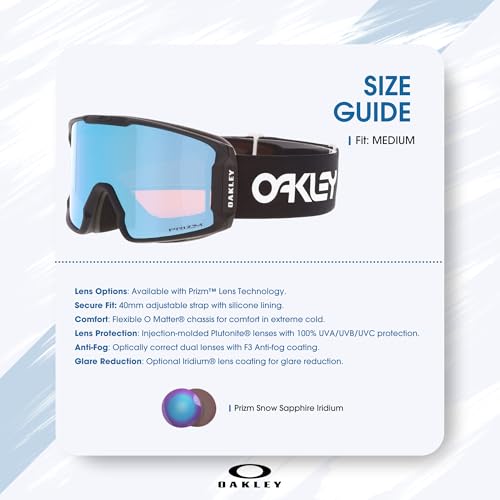 Image of Oakley Line Miner LARGE /MEDIUM Ski Goggles for Men for Women