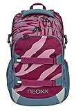 Nachhaltig: Das Innenfutter aller neoxx Produkte ist aus 100% recycelter PET-Flaschen. Für den Active Schulrucksack werden 15 recycelte 0,5 PET-Flaschen genutzt.