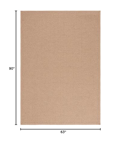 Tapete SAFAVIEH Atrium Sisal 5'3" x 7'6" Beige miniatura 2