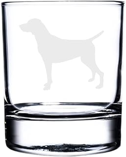 German Wirehaired Pointer Engraved Whisky Glass, Dog Gift for Women, Gift for Men