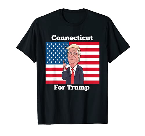 Connecticut State for Trump Pro Trump 2020 Regalo Maglietta