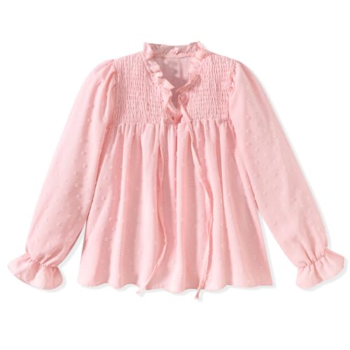 Image of Girls Long Sleeve Shirt for 6-12 Years