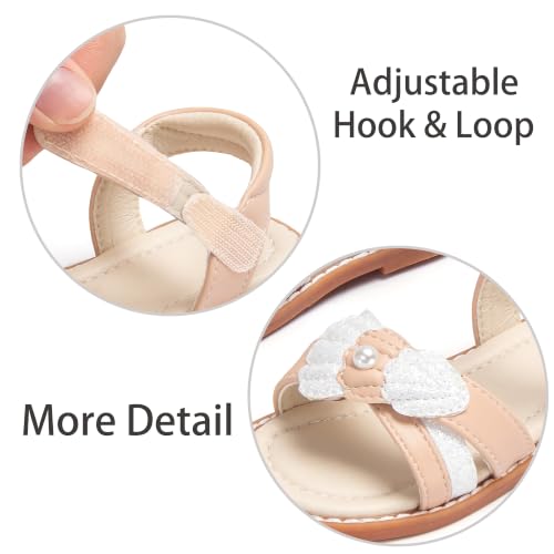 Image of ESTINE Girls Sandal Dress Shoe for Toddler /Little Kid Party School Shoe