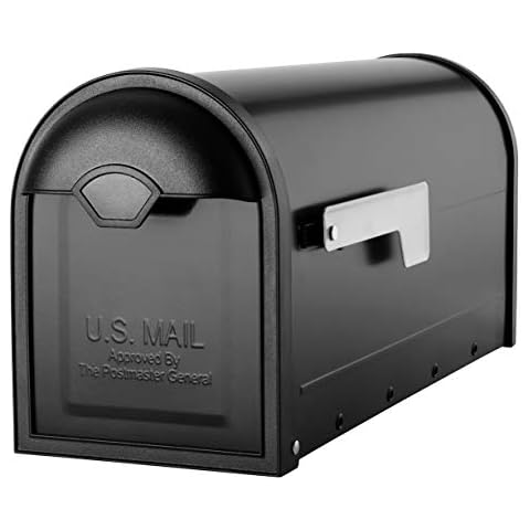 ARCHITECTURAL MAILBOXES Winston Post Mount Black Cover