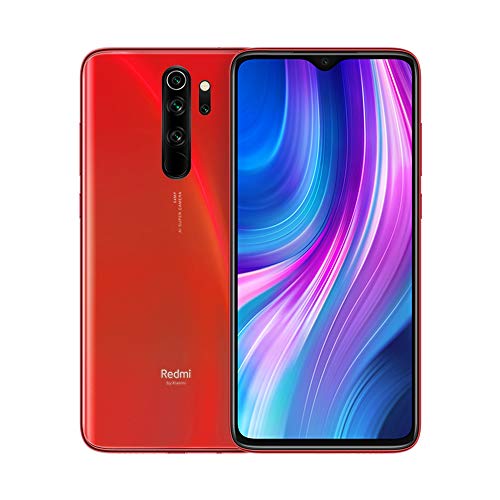 Xiaomi Redmi Note 8 Pro Teléfono 6GB RAM + 128GB ROM, Pantalla Completa de 6.53”, CPU MTK Helio G90T Octa-Core, 20MP Frontal y 64MP AI Cuatro Cámara Trasera Móviles Versión Global (Naranja)