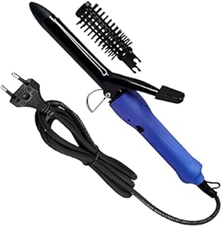 Nirvani AIO-16B Professional 22MM Barrell Hair Curler Ceramic Coated Iron Rod for Long Lasting Curls (Purple)