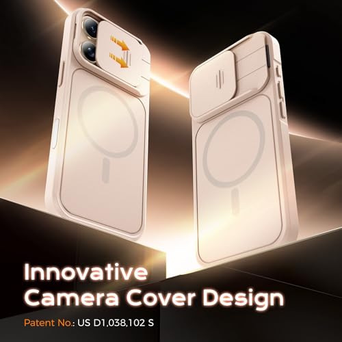 Image of TOCOL for iPhone 16 Pro Max Case with Slide Camera Cover, Kickstand and Camera Control Button, Fit for MagSafe, Rugged Solid Phone Case, Non-Slip, Drop Protection, Deset