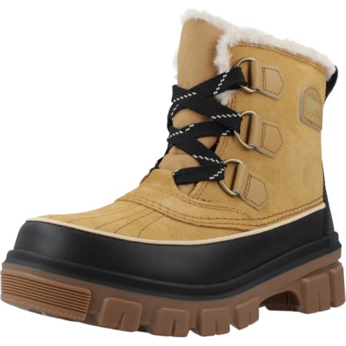 Sorel Torino WP, Botas de nieve, Mujer, Curry Black Torino 5, 39 EU