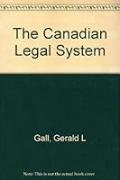Canadian Legal System 0459553984 Book Cover