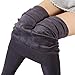 Produktbild MallFancy Damen Dicke Kompressionsleggings Winter Samt Thermal Underwear Super Dick Leggings Hosen (Grau,Einheitsgröße)