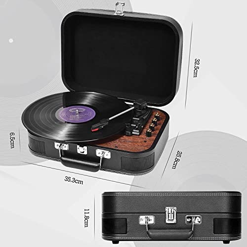 VOKSUN Platine Vinyle,Tourne-Disque à encodeur numérique portabl Bluetooth avec 3 Vitesses 33/45/78 TR/Min 2 Haut… - Les Beatles, Paul McCartney, John Lennon, RIngo Starr, George Harrison VOKSUN Platine Vinyle,Tourne-Disque à encodeur numérique portabl Bluetooth avec 3 Vitesses 33/45/78 TR/Min 2 Haut… – Image 8