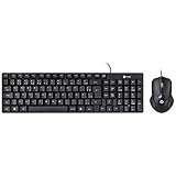 VINIK TECLADO E MOUSE USB CORP ABNT2/1200DPI CABO USB 1.8M PRETO - CC200