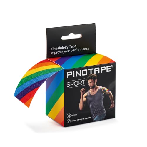 Pinotape Sport Kinesiology Tape 5 cm x 5 m Pride Rainbow