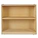 ECR4Kids Birch Book Display Stand with Storage with Rolling Casters, Double-Sided Hardwood Book Shelf Organizer for Kids, 5-Shelves with 2-Shelves, Mobile Display Stand for Classrooms and Home, Natural (ELR-0429)