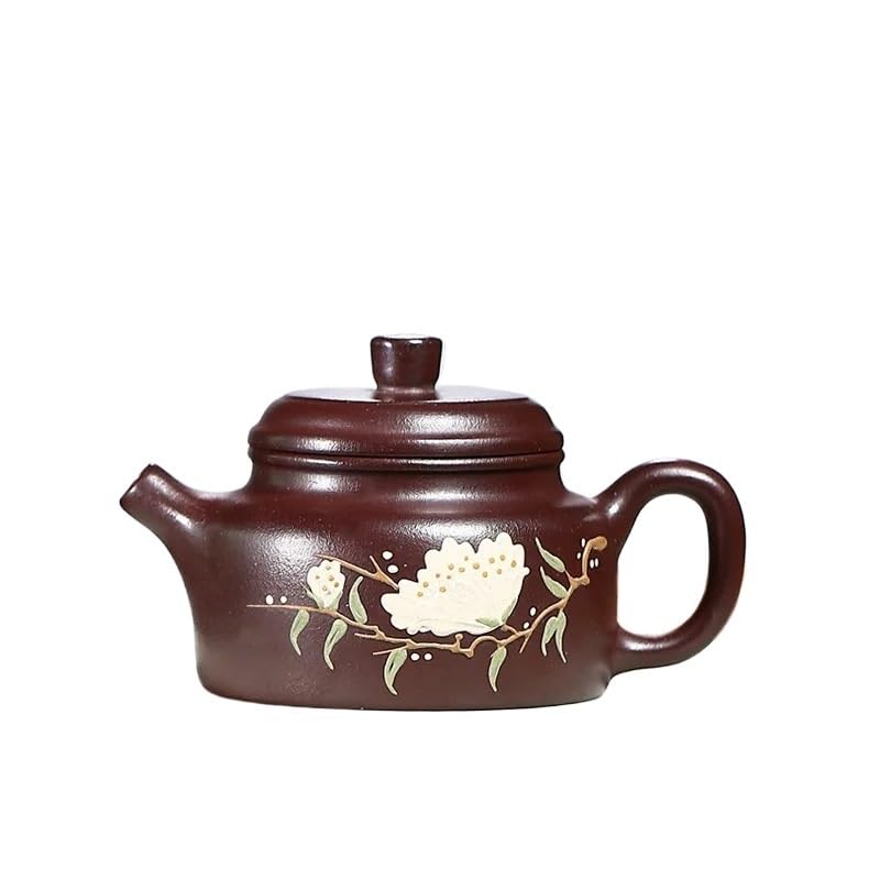 Teiere Teiere in Argilla Viola retrò da 110 ml Teiere Fatte a Mano Bollitore Zisha Set da tè Articoli for Bicchieri Forniture for tè Artigianali Caffettiera Teiera