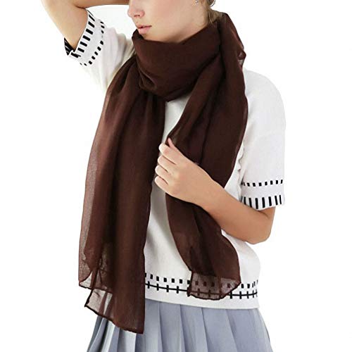 Womens Scarves Female Solid Color Cotton and Linen Scarf Cotton Warm Scarf Shawl Beach Towel Headscarf New Women Sd-352